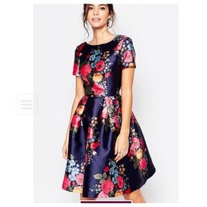 Chi Chi London Floral Dress Wedding Guest Formal Size 6
